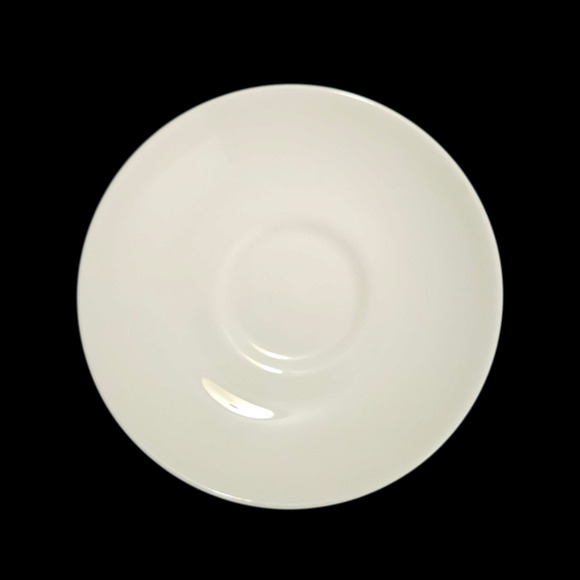 Wedgwood Bone China White Saucer Plate 6" Made in England Set of 2 - Picture 2 of 4